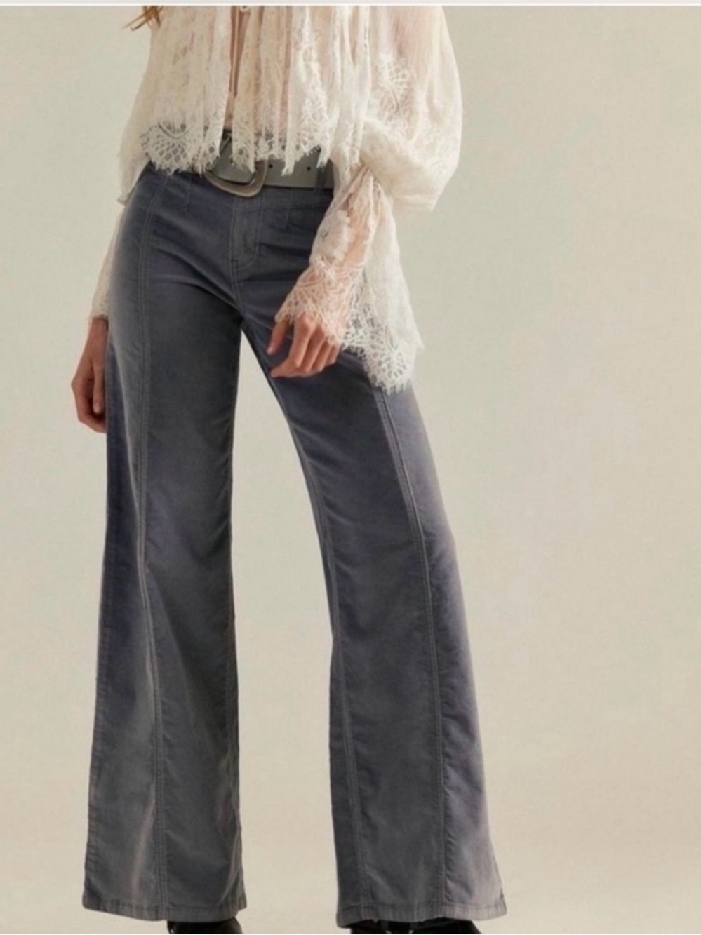 Free People Libra Cord Wide-Leg Jeans Size 25 NWT